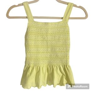 Little girls peplum tanks - Age 7